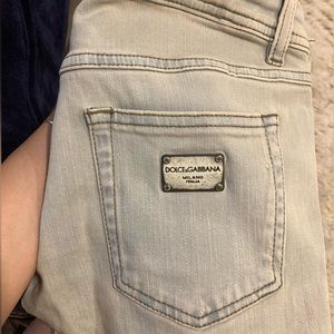Dolce & Gabbana “Pretty” Fit Reg Waist Jeans Light Blue IT 36